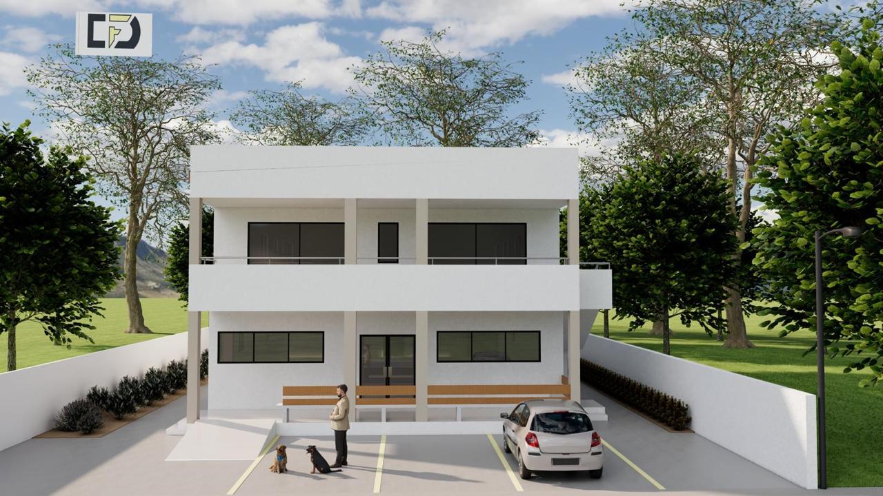 Architectural render of the new Carriacou Animal Hospital